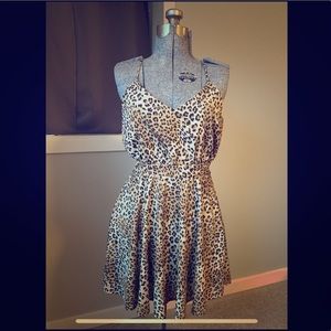 Lucy Love Cheetah or Leopard Print Dress Size S